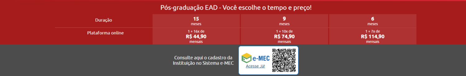 Polo EAD da Pós-graduação da Faculdade de Educação São Luís